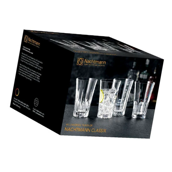 Rabatt 👍 Nachtmann Universalbecher Classix 344ml, Klar (4er Pack) 😀 4 Rabatt 👍 Nachtmann Universalbecher Classix 344ml, Klar (4er Pack) 😀 – Bild 2