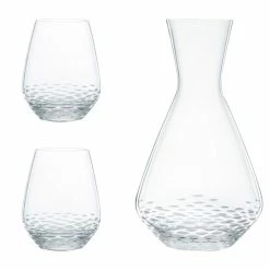 Top 10 🔥 Nachtmann Vorteilsset 2 X 3tlg. Stck. Decanter 7532 Mosaik 102437 Und 1 X Spiegelau Microfaser Poliertuch Und Gratis 1 X Trinitae Körperpflegeprodukt 🤩