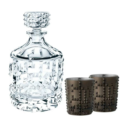 Am billigsten 😉 Nachtmann Punk Set Karaffe + 2 Becher Grau 🔔 3 Am billigsten 😉 Nachtmann Punk Set Karaffe + 2 Becher Grau 🔔