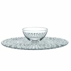 Bestpreis 😉 Nachtmann Vorteilsset 2 X 1 Glas/Stck Kuchenplatte/Chip And Dip 4126/32cm Bossa Nova 77809 Und Gratis 1 X Trinitae Körperpflegeprodukt 😀