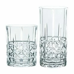 Coupon ⭐ Nachtmann Becherset Highland Diamond 12-tlg., 6 Longdrinkgläser + 6 Becher, Kristallglas, 17006638 ✨