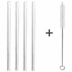 Billig 💯 Nachtmann Vorteilsset 4 X 4 Glas/Stck Glastrinkhalm Kurz Mit Bürste 102948 Und Gratis 1 X Trinitae Körperpflegeprodukt 👏