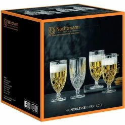 Bestpreis 👏 Nachtmann Noblesse Bierkelch 425 Ml, Klar (4er Pack) 😀 -Angebote Nachtmann Store unnamed file 238