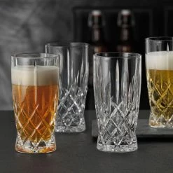 Schlussverkauf 🔔 Nachtmann Noblesse Softdrinkglas Kristallglas 350 Ml, Ø 7,5 Cm, H 14,6 Cm, Klar (4er Pack) 🌟 -Angebote Nachtmann Store unnamed file 307