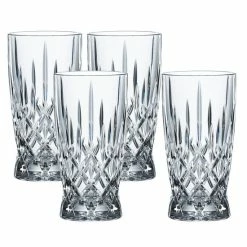 Schlussverkauf 🔔 Nachtmann Noblesse Softdrinkglas Kristallglas 350 Ml, Ø 7,5 Cm, H 14,6 Cm, Klar (4er Pack) 🌟 -Angebote Nachtmann Store unnamed file 309