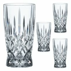 Schlussverkauf 🔔 Nachtmann Noblesse Softdrinkglas Kristallglas 350 Ml, Ø 7,5 Cm, H 14,6 Cm, Klar (4er Pack) 🌟 -Angebote Nachtmann Store unnamed file 315