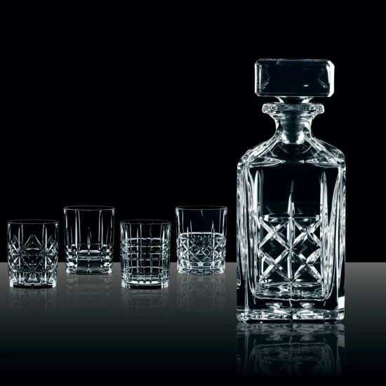Auslauf ❤️ Nachtmann 0098196-0 Whisky-Set 'Highland', Karaffe Mit 4 Gläsern, Kristallglas, Klar, 5-teilig (1 Set) ⭐ 5 Auslauf ❤️ Nachtmann 0098196-0 Whisky-Set 'Highland', Karaffe Mit 4 Gläsern, Kristallglas, Klar, 5-teilig (1 Set) ⭐ – Bild 3