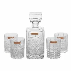 Auslauf ❤️ Nachtmann 0098196-0 Whisky-Set 'Highland', Karaffe Mit 4 Gläsern, Kristallglas, Klar, 5-teilig (1 Set) ⭐ 20 Auslauf ❤️ Nachtmann 0098196-0 Whisky-Set 'Highland', Karaffe Mit 4 Gläsern, Kristallglas, Klar, 5-teilig (1 Set) ⭐ -Angebote Nachtmann Store unnamed file 464