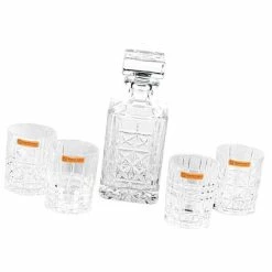 Auslauf ❤️ Nachtmann 0098196-0 Whisky-Set 'Highland', Karaffe Mit 4 Gläsern, Kristallglas, Klar, 5-teilig (1 Set) ⭐ 22 Auslauf ❤️ Nachtmann 0098196-0 Whisky-Set 'Highland', Karaffe Mit 4 Gläsern, Kristallglas, Klar, 5-teilig (1 Set) ⭐ -Angebote Nachtmann Store unnamed file 466