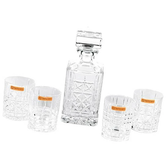Auslauf ❤️ Nachtmann 0098196-0 Whisky-Set 'Highland', Karaffe Mit 4 Gläsern, Kristallglas, Klar, 5-teilig (1 Set) ⭐ 8 Auslauf ❤️ Nachtmann 0098196-0 Whisky-Set 'Highland', Karaffe Mit 4 Gläsern, Kristallglas, Klar, 5-teilig (1 Set) ⭐ – Bild 6