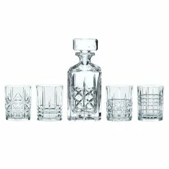 Auslauf ❤️ Nachtmann 0098196-0 Whisky-Set 'Highland', Karaffe Mit 4 Gläsern, Kristallglas, Klar, 5-teilig (1 Set) ⭐ 26 Auslauf ❤️ Nachtmann 0098196-0 Whisky-Set 'Highland', Karaffe Mit 4 Gläsern, Kristallglas, Klar, 5-teilig (1 Set) ⭐ -Angebote Nachtmann Store unnamed file 470