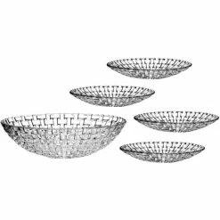 Bestes Angebot ✨ Nachtmann Schalenset Bossa Nova 5 Tlg. Geschliffenes Kristallglas ⌛