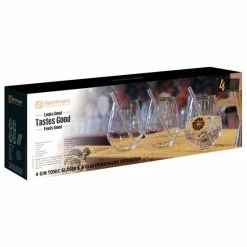 Schlussverkauf ⭐ Nachtmann Tastes Good Vorteilsset 4 Gin Tonic Gläser + 4 Glastrinkhalme + Reinigungsbürste 🤩 -Angebote Nachtmann Store unnamed file 702
